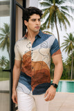 Oscar Multi Viscose Print- Resort Shirt
