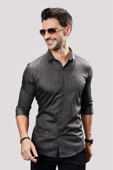 angelo-grey-print-striped-shirt