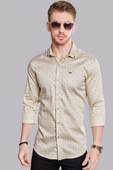 arkardi-cream-print-check-shirt