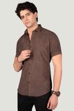 bold-carter-brown-textured-solid-shirt