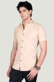 bold-elliot-beige-textured-solid-shirt