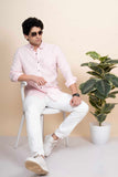 Max Pink Pure Linen Shirt Solid
