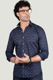 danil-navy-blue-floral-cotton-printed-shirt