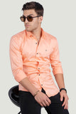 elegant-giuliano-orange-solid-shirt