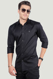 gabriel-black-solid-shirt
