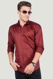 gaio-maroon-solid-shirt