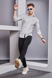 graceful-anton-grey-check-shirt