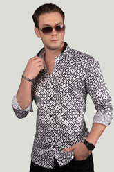 jovanni-white-geometric-printed-shirt