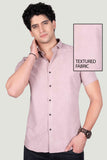 miles-pink-textured-solid-shirt