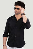 nikolay-black-lycra-knitted-striped-shirt