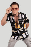 stanley-gold-black-viscose-print-resort-shirt