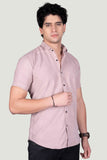 style-miles-pink-textured-solid-shirt