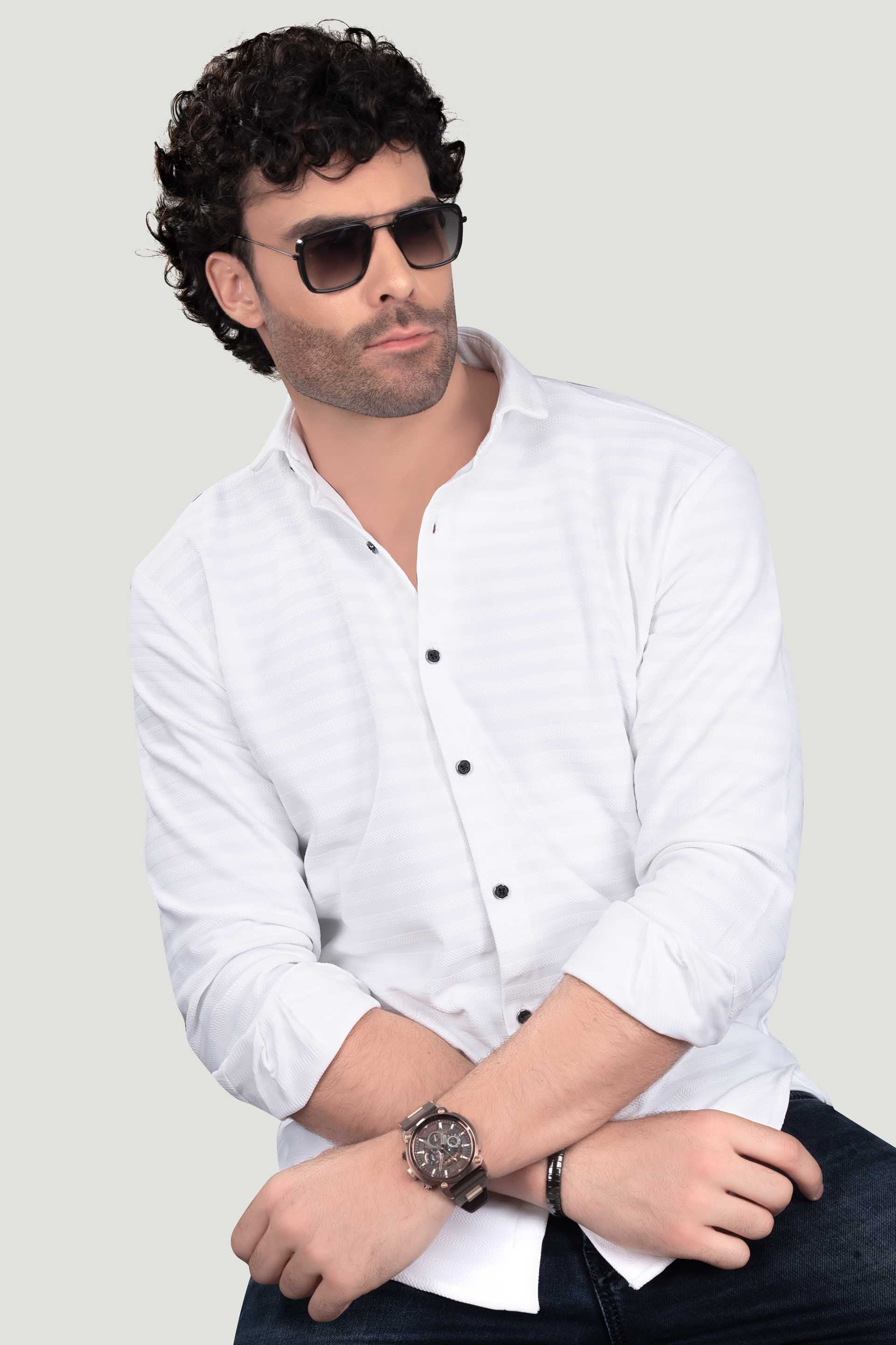 william-white-lycra-knitted-striped-shirt