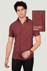 zachary-maroon-textured-solid-shirt