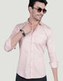 Fionn Pink Cotton Printed Shirt