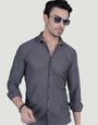 Albin Grey Knitted Shirt