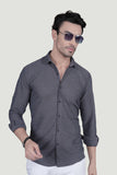 Albin Grey Knitted Shirt