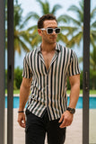 Watson Apple Green Viscose Print - Resort Shirt