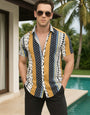 Caspian Multi Viscose Print- Resort Shirt