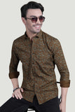 Oliver Brown Cotton Floral Printed Shirt