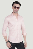 Fionn Pink Cotton Printed Shirt