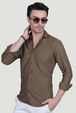 Rafael Brown Knitted Shirt
