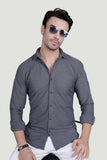 Albin Grey Knitted Shirt