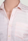 Daniel Pink Cotton Striped Shirt