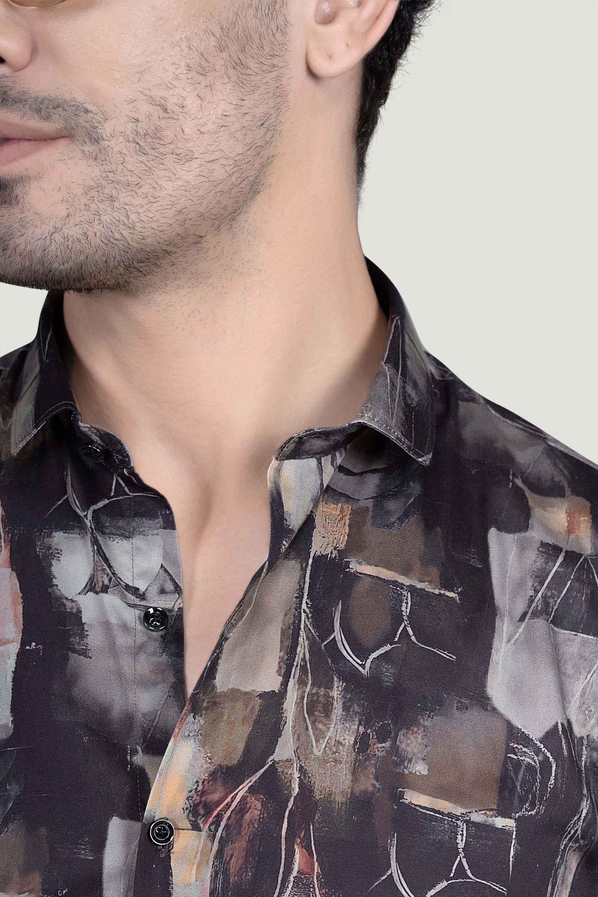 Kadius Multi Cotton Printed Shirt