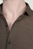 Rafael Brown Knitted Shirt