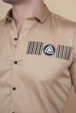 Gebby Gold Cottton Solid Shirt