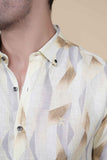 Marius Multi Linen Printed Shirt