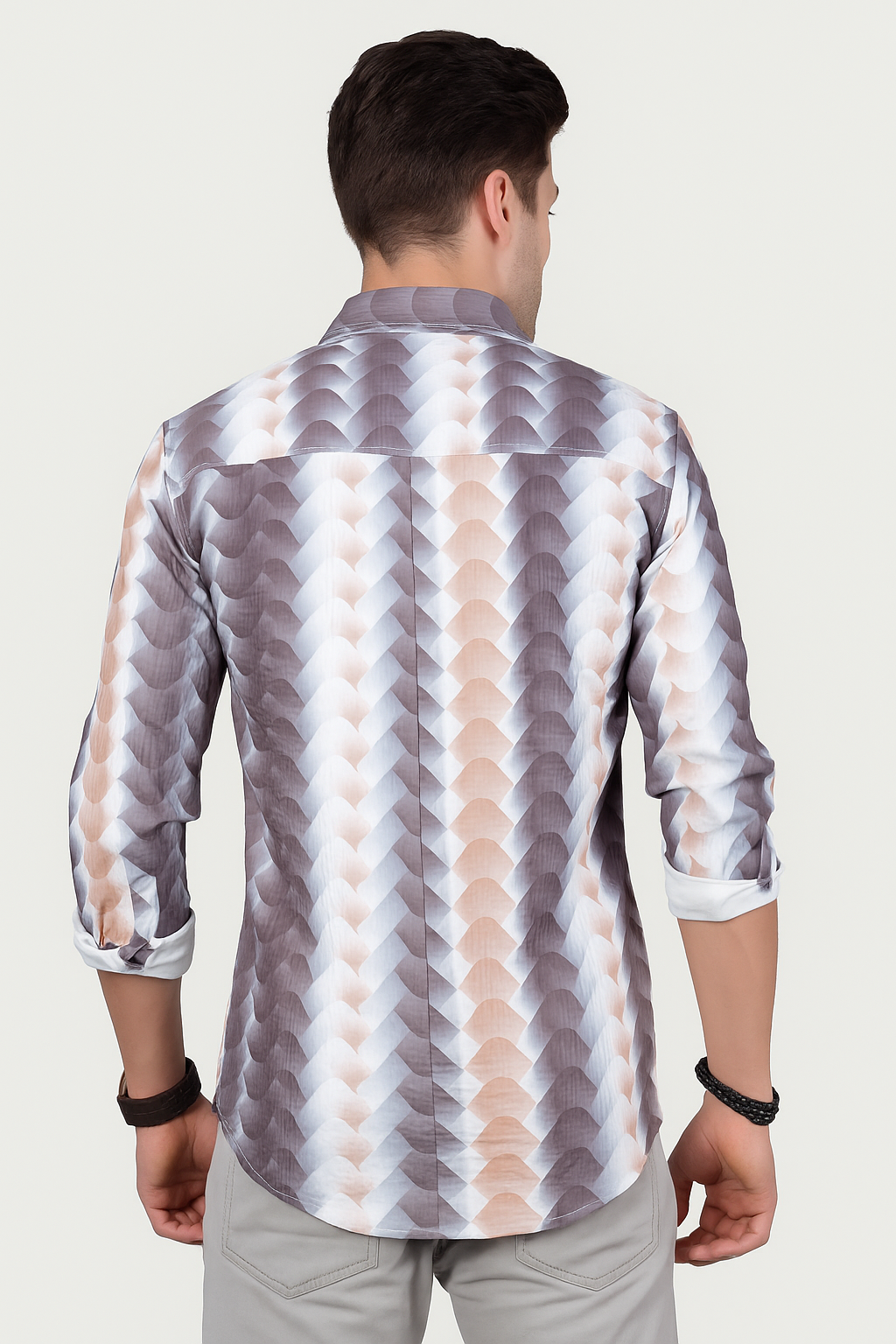 DOUBLE POCKET ILARIO MULTI OVERSHIRT STRIPED SHIRT