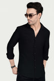Noir Black Knitted Shirt