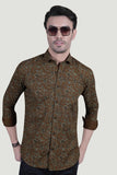 Oliver Brown Cotton Floral Printed Shirt