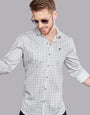 Jovan Grey Checkered  Print