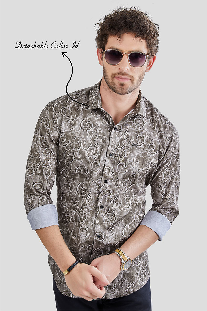 Camden Green Paisley Print