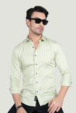 Patrick Green Cotton Striped Shirt