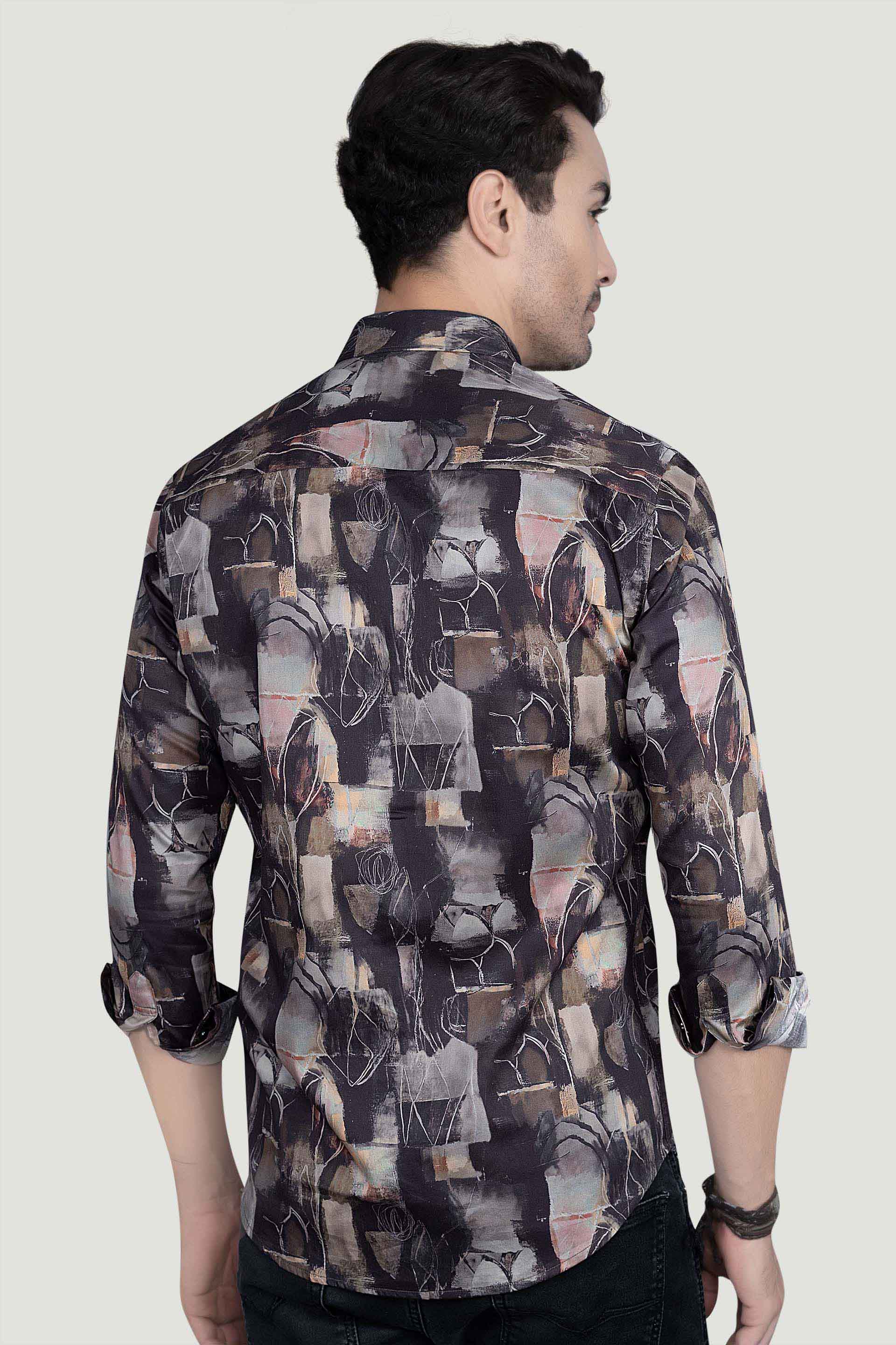 Kadius Multi Cotton Printed Shirt