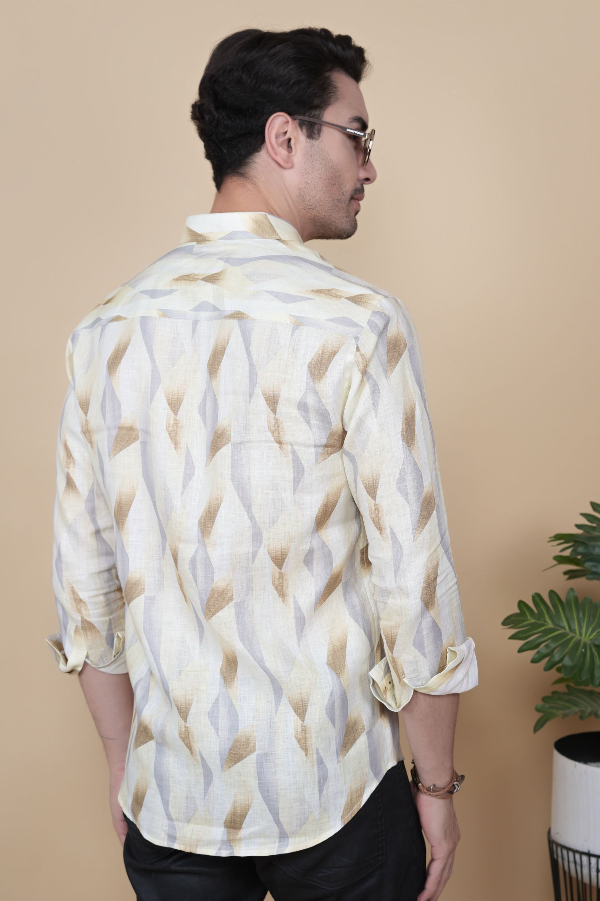 Marius Multi Linen Printed Shirt