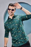 affordable-aubrey-green-abstract-printed-shirt