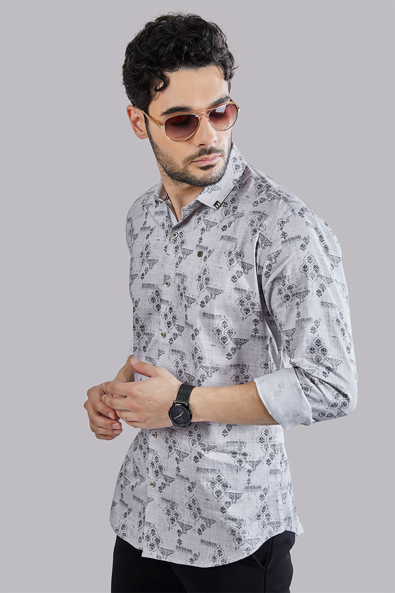 affordable-horst-grey-abstract-printed-shirt