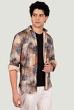 affordable-liam-cream-print-cordurory-shirt