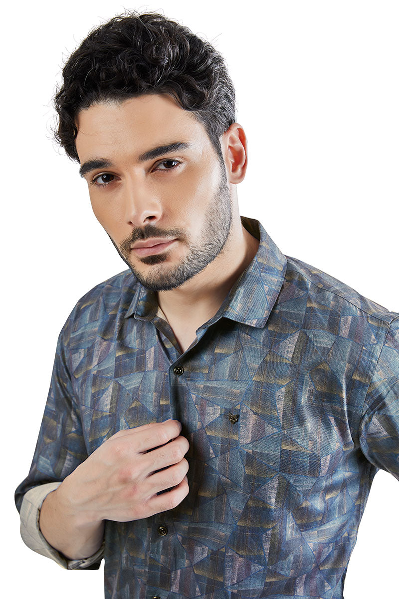 affordable-lorenzo-blue-geometric-printed-shirt