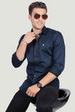 affordable-mark-navy-blue-solid-shirt