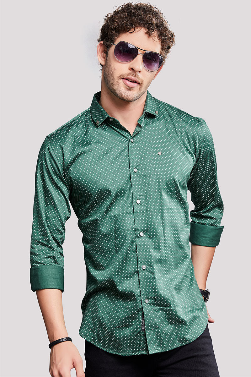 alejandro-green-abstract-printed-shirt