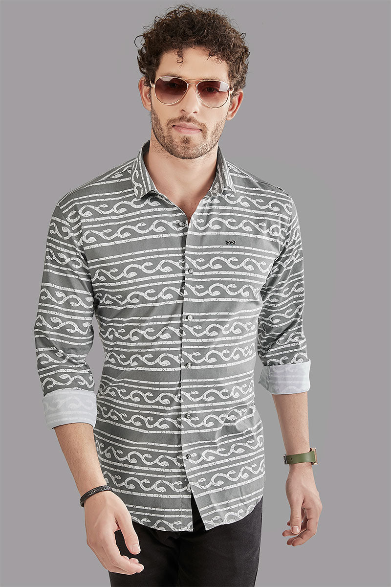 aurelio-green-stripe-printed-shirt