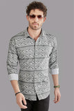 aurelio-green-stripe-printed-shirt