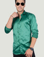 BEPPE GREEN SOLID SHIRT