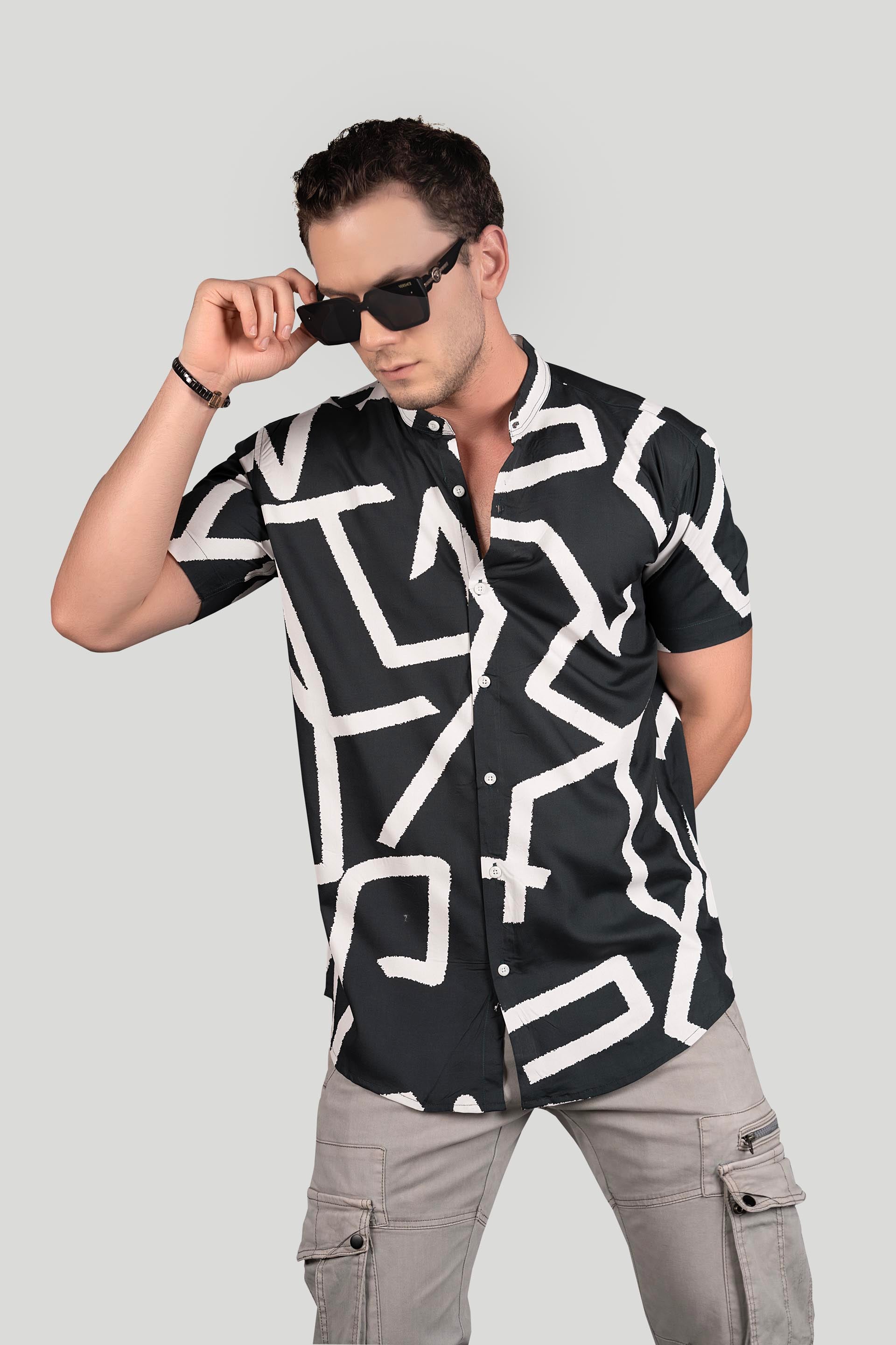 blaze-dark-green-viscose-print-resort-shirt